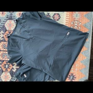 Figs Dark Harbor Set - Yola pants and 3 pocket top